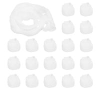 PATIKIL Nylon Stockings DIY Flower, 20Pcs Stocking Flower Fabric Material Tensile Silk Stocking Flowers for DIY Flower Making Wedding Crafts Home Decoration, White