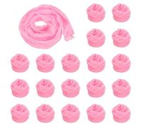 PATIKIL Nylon Stockings DIY Flower, 20Pcs Stocking Flower Fabric Material Tensile Silk Stocking Flowers for DIY Flower Making Wedding Crafts Home Decoration, Light Pink