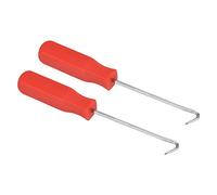 PATIKIL O-Ring 90 Degree Hooks 142mm, 2 Pcs Oil Seal Gasket Precision Screwdriver Puller Remover Removal Tool, Red