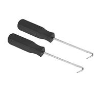 PATIKIL O-Ring 90 Degree Hooks 142mm, 2 Pcs Oil Seal Gasket Precision Screwdriver Puller Remover Removal Tool, Black