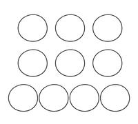 PATIKIL O-ring Seals, 10 Pcs EPDM Rubber Sealing O-Rings Round Plumbing Washers for Auto Engines Solenoid Valves Pumps Instruments, Black (ID x OD: 90 x 95 mm)