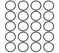 PATIKIL O-ring Seals, 20 Pcs EPDM Rubber Sealing O-Rings Round Plumbing Washers for Auto Engines Solenoid Valves Pumps Instruments, Black (ID x OD: 27 x 32 mm)