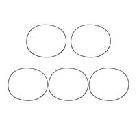 PATIKIL O-ring Seals, 5 Pcs EPDM Rubber Sealing O-Rings Round Plumbing Washers for Auto Engines Solenoid Valves Pumps Instruments, Black (ID x OD: 160 x 165 mm)