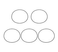 PATIKIL O-ring Seals, 5 Pcs EPDM Rubber Sealing O-Rings Round Plumbing Washers for Auto Engines Solenoid Valves Pumps Instruments, Black (ID x OD: 120 x 125 mm)
