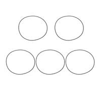 PATIKIL O-ring Seals, 5 Pcs EPDM Rubber Sealing O-Rings Round Plumbing Washers for Auto Engines Solenoid Valves Pumps Instruments, Black (ID x OD: 150 x 155 mm)