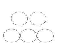 PATIKIL O-ring Seals, 5 Pcs EPDM Rubber Sealing O-Rings Round Plumbing Washers for Auto Engines Solenoid Valves Pumps Instruments, Black (ID x OD: 165 x 170 mm)