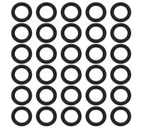 PATIKIL O-ring Seals, 50 Pcs EPDM Rubber Sealing O-Rings Round Plumbing Washers for Auto Engines Solenoid Valves Pumps Instruments, Black (ID x OD: 9 x 14 mm)