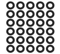 PATIKIL O-ring Seals, 50 Pcs EPDM Rubber Sealing O-Rings Round Plumbing Washers for Auto Engines Solenoid Valves Pumps Instruments, Black (ID x OD: 5 x 10 mm)