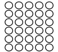 PATIKIL O-ring Seals, 50 Pcs EPDM Rubber Sealing O-Rings Round Plumbing Washers for Auto Engines Solenoid Valves Pumps Instruments, Black (ID x OD: 19 x 24 mm)