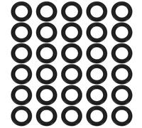 PATIKIL O-ring Seals, 50 Pcs EPDM Rubber Sealing O-Rings Round Plumbing Washers for Auto Engines Solenoid Valves Pumps Instruments, Black (ID x OD: 7 x 12 mm)