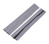 PATIKIL Office Chair Arm Cover, 2Pcs Office Chair Armrest Covers Protectors with Zipper Stretchable Water Resistant Computer Chair Arm Rest Covers for Desk Chairs, Grey