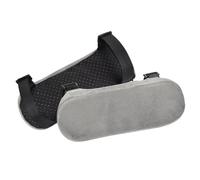 PATIKIL Office Chair Arm Pads, 2 pcs Office Chair Arm Cover Soft Office Chair Armrest Pads Memory Foam Cotton Removable Washable for Desk Computer Gaming, Gray