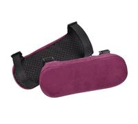 PATIKIL Office Chair Arm Pads, 2 pcs Office Chair Arm Cover Soft Office Chair Armrest Pads Memory Foam Cotton Removable Washable for Desk Computer Gaming, Purple