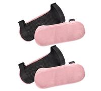 PATIKIL Office Chair Arm Pads, 4 Pcs Office Chair Arm Cover Soft Office Chair Armrest Pads Memory Foam Cotton Removable Washable for Desk Computer Gaming, Pink