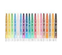 PATIKIL Oil Pastels, 18 Colors Round Soft Oil Crayons Pastels Stick 4.45" Art Supplies for Art Painting Drawing Blending for Artists Beginners