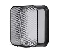 PATIKIL Outlet Cover Box, 4.29 x 3.98 x 1.77 Inch Transparent Plastic Outdoor Outlet Cover Electrical Plug Protector Waterproof for 86 Type Switches, Transparent Black