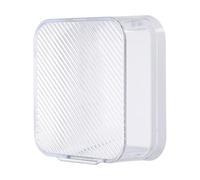 PATIKIL Outlet Cover Box, 4.29 x 3.98 x 1.77 Inch Transparent Plastic Outdoor Outlet Cover Electrical Plug Protector Waterproof for 86 Type Switches, Transparent White