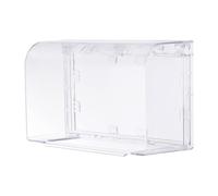 PATIKIL Outlet Cover Box, 8.27 x 4.72 x 3.15 Inch Transparent Plastic Outdoor Outlet Cover Electrical Plug Protector Waterproof for 86 Type Switches, Transparent