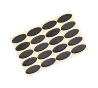 PATIKIL Oval Mouse Feet Skates Pads 0.7mm for Gaming Mouse Feet Replacement Black 20 Pcs