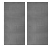 PATIKIL PC Fan Dust Mesh 500x1000mm, 2 Pcs PVC Computer Cooler Dust Filter PC Case Cover Grills for Computer Cooler Fan Case Dustproof, Black(1.0mm Hole)