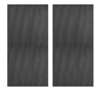 PATIKIL PC Fan Dust Mesh 500x1000mm, 2 Pcs PVC Computer Cooler Dust Filter PC Case Cover Grills for Computer Cooler Fan Case Dustproof, Black(0.8mm Hole)