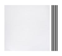 PATIKIL PC Fan Dust Mesh 500x500mm 1.5mm Hole, 1 Set PVC Computer Cooler Dust Filter PC Case Cover Grills with Double Sided Tape for Computer Cooler Fan Case Dustproof, White