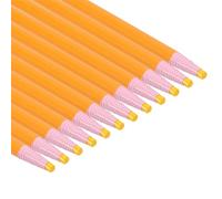 PATIKIL Peel-Off China Markers, 24 Pack Grease Wax Pencils Wood for Glass Garments Drawing Film Paper Vinyl Metal, Yellow