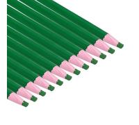PATIKIL Peel-Off China Markers, 24 Pack Grease Wax Pencils Wood for Glass Garments Drawing Film Paper Vinyl Metal, Green