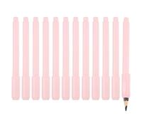 PATIKIL Pencil Extenders, 12 Pack Adjustable Pencil Extenders Colors Pencil Lengthener Holder with Plastic Handle Office Supplies for Artists Sketching, Writing Art Drawing Shading, Pink