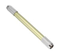 PATIKIL Pencil Extenders, 1Pcs Art Adjustable Metal Pencil Holder Lengthener Double-ended Pen Sleeve for Short Pencil Crayon Colored Pencils Writing Desk Office, Green