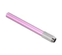PATIKIL Pencil Extenders, 2Pcs Art Adjustable Metal Pencil Holder Lengthener Single-ended Pen Sleeve for Short Pencil Crayon Colored Pencils Writing Desk Office, Pink