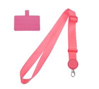 PATIKIL Phone Lanyard Crossbody Strap, Crossbody Anti-Theft Lanyards Adjustable Neck Strap with Universal Phone Patch for Keys ID Badges Most Smartphones for Women Men, Bright Pink