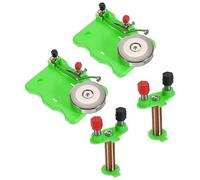 PATIKIL Physical Experiment Set, 2 Set Electric Bell Magnetism Experiment Kits Electromagnet Labs Induction for Educational Learning Teaching, Green