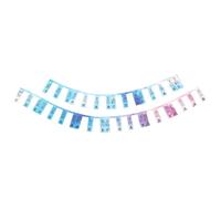 PATIKIL Piano Keyboard Note Label, 61Key Silicone Removable Thickened No Need Stickers Keyboard Piano Note Guide for Beginners Piano Learning, Multicolored