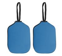 PATIKIL Pickleball Paddle Cover Universal 11.8x8.6 Inch, 2 Pack Neoprene Pickleball Racket Sleeve Paddle Storage Bag with Carrying Strap for Pickleball Paddles,Sapphire Blue
