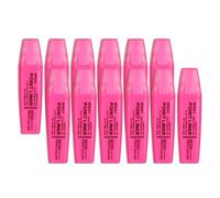 PATIKIL Pink Highlighter, 12 Pack High Lighters Highlighters No Bleeds Highliters Pens Neon Thick Cute Highlighters Bulk Clear View Bright Tip Marker for Books
