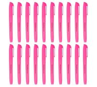 PATIKIL Pink Highlighter, 20 Pack No Bleeds Highlighters Pens Neon Clear View Bright Quick Dry Pocket Marker Pen Sticks Chisel Tip Cute for Books Office Adults