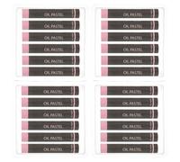 PATIKIL Pink Oil Pastels, 24Pcs Soft Oil Crayons Creamy Pastels Stick Art Supplies for Art Painting Drawing Blending Graffiti for Drawing Beginners Artists
