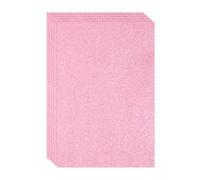PATIKIL Pink Shiny EVA Glitter Foam Sheet 11.8 x 7.9 Inch 2mm Thick Sparkle EVA Glitter Felt for Crafts DIY Project, 5 Pcs