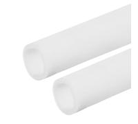 PATIKIL Pipe Insulation Foam Tube, 2 Pack Pool Noodles Foam Tubing Outdoor Wrap Pipe Covers 2-3/4" (70mm) ID x 3-1/2" (90mm) OD x 6.6 ft for Handle Grip HVAC Units, White