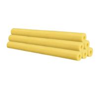 PATIKIL Pipe Insulation Foam Tube, 6Pcs 25" Lx1 IDx0.75 T No Adhesive Pole Wrap Pipe Cover Pool Noodles Multi-Purpose Soft Foam Tubing for Handle Outdoor Swimming Pool, Water Pipes, Yellow