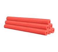 PATIKIL Pipe Insulation Foam Tube, 6Pcs 25" Lx1 IDx0.75 T No Adhesive Pole Wrap Pipe Cover Pool Noodles Multi-Purpose Soft Foam Tubing for Handle Outdoor Swimming Pool, Water Pipes, Red