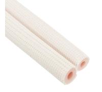 PATIKIL Pipe Insulation Foam Tube, Heat Preservation Insulated Foam Tubing for 1/4", 3/8" O.D. Mini Split Copper Line Set Water Pipes,9.84Ft,White/Pink