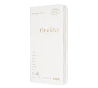 PATIKIL Planner Notebook, 7 x 3.8" 96 Sheets Undated Daily Planner Pocket to Do List Daily Weekly Goals Notebook for Office Home Study Work Time Management Habit Tracker, White