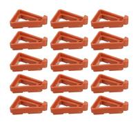 PATIKIL Plant Pot Feet, 24 Pack Plastic Invisible Flower Pot Risers Triangle Potted Plants Stand Rack for Indoor and Outdoor Plant Pots, Terracotta