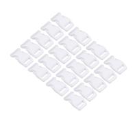 PATIKIL Plastic Buckles, 20 Pack Quick Side Release Clips for Strap, Webbing, Belt, Crafting, Backpack Repair, Sewing Projects, White, 11mm