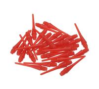 PATIKIL Plastic Dart Tips 2BA Thread, 50 Pack Soft Tip Dart Points Replacement Dart Accessories, Red