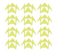 PATIKIL Plastic Golf Tees, 8 Pack 0.8 Inch Golf Simulator Tee Golf Mat Tee Practice Training for Winter Turf Outdoor Indoor Driving Range Hitting Mat, Yellow
