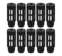 PATIKIL Plastic Pneumatic Muffler, G1/4 Male Thread Exhaust Muffler Solenoid Valve Air Line Flow Control Air Compressor Fitting for Cylinders Valves 10 Pack