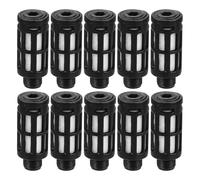 PATIKIL Plastic Pneumatic Muffler, G1/8 Male Thread Exhaust Muffler Solenoid Valve Air Line Flow Control Air Compressor Fitting for Cylinders Valves 10 Pack